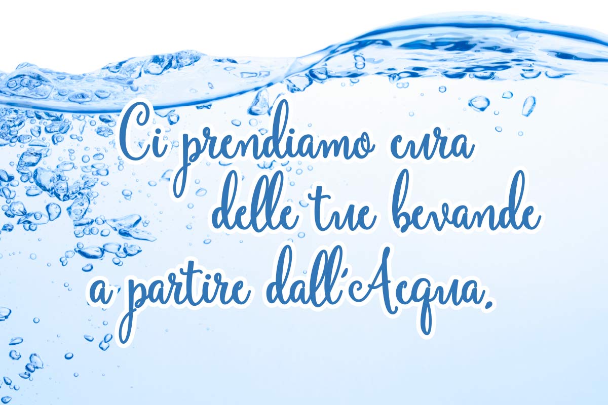 La qualità di un buon caffè si crea a partire dall’acqua